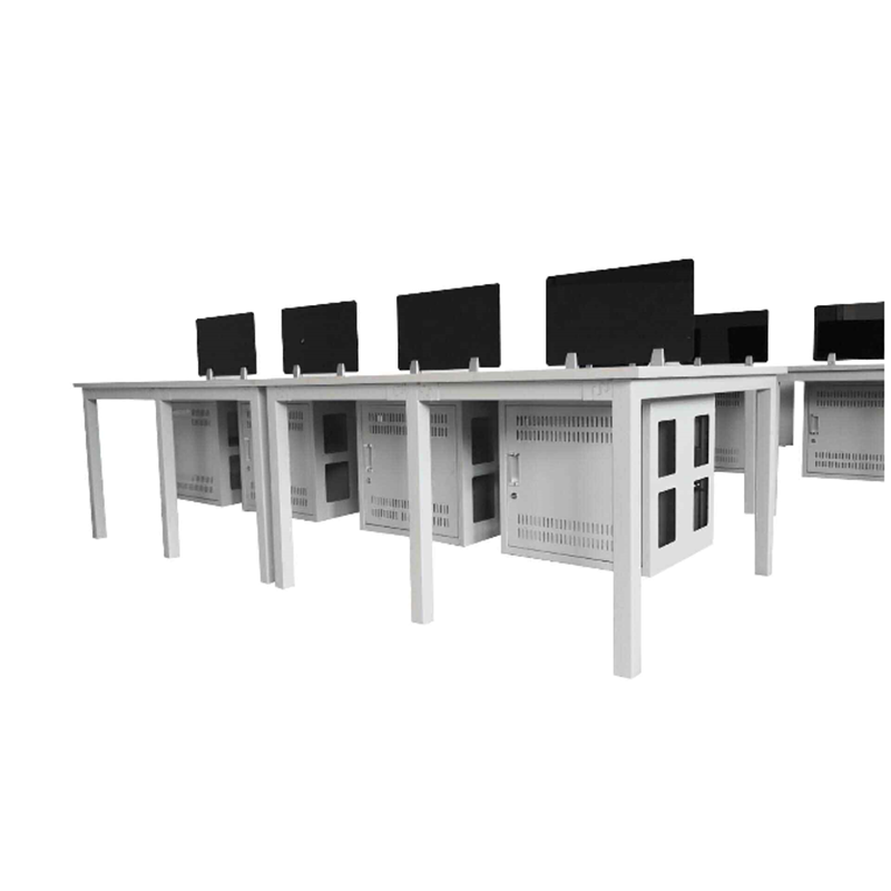 Testreszabott modern acél irodabútor asztali számítógép asztalok (1)
