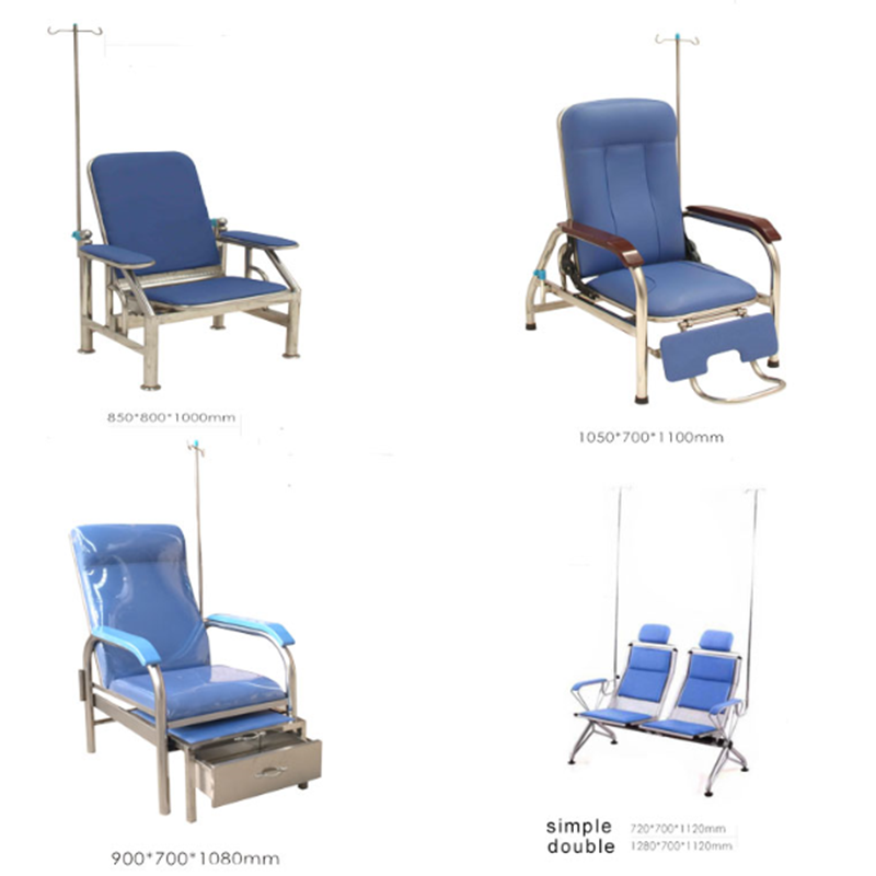 금속 강철 병원 클리닉 사무실 응접 가구 판매 접는 의자(1)