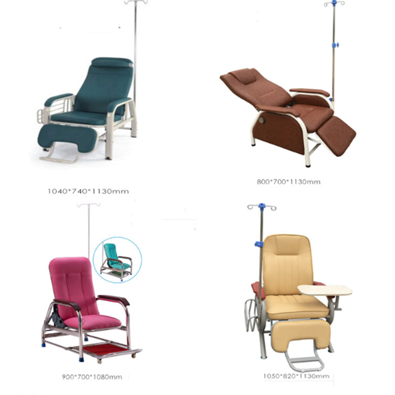 Метална челична болничка клиника канцеларијски пријемни намештај продаја склопивих столица (3)